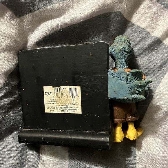 Quirky Crow Figurine with Plaque - Picture 2 of 5